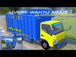 Es project is a local android game developer. Rillis Livery Wahyu Abadi Es Truck Simulator Id Youtube