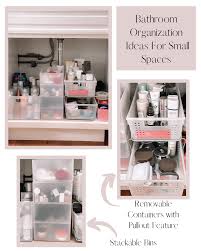 Quick and easy bathroom organization ideas. Bathroom Organization Ideas Blushing Rose Style Blog