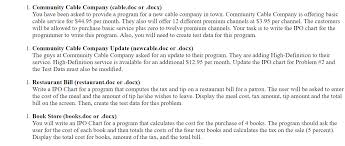 Solved Create A Simple Ipo Chart For The Following Prompt