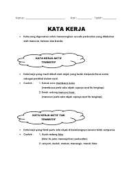 Seperti yang kita ketahui bersama, susunan kata dalam sebuah kalimat memiliki fungsi tersendiri. Kata Kerja