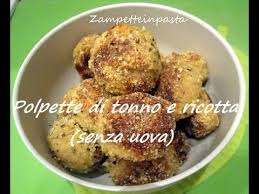 Solo 2 ingredienti per formare questo meraviglioso polpettone: Polpette Di Tonno E Ricotta Senza Uova Ricetta Facile E Veloce Youtube