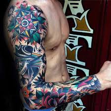 60 Traditionelle Tatowierung Hulsen Designs Fur Manner Old School Ink Ideen Traditional Tattoo Sleeve Tattoo Sleeve Designs