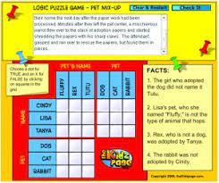 They are grouped by difficulty (very easy, easy and medium), so you can choose the right puzzle for you. 25 Free Online Logic Puzzles For Kids A Grade Ahead Blog Puzzles For Kids Logic Puzzles Math Logic Puzzles