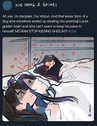 Pin By Ash K On Fanart White Cat Meme Novel Characters Chinese Cartoon