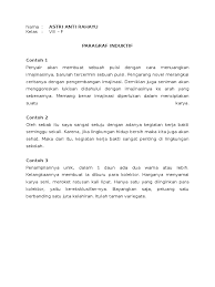 Paragraf deduktif merupakan sebuah paragraf yang berisi kalimat atau gagasan utama, biasanya gagasan ini terdapat di awal paragraf. Contoh Paragraf Induktif Deduktif