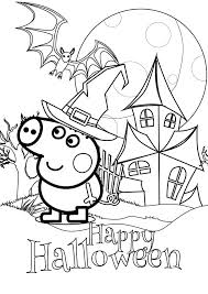The spruce / kelly miller halloween coloring pages can be fun for younger kids, older kids, and even adults. Peppa Pig Happy Halloween Coloring Page Free Printable Coloring Pages For Kids