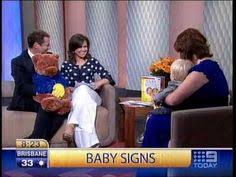 Baby Signs Australia On Today Baby Sign Language Helping Babies Become Smarter Babies Baby Signs Baby Sign Language How To Become Smarter