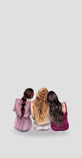  Ilustrasi Karakter Friendship Ilustrasi Karakter Ilustrasi Gambar Bff