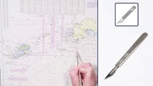 An Explanation Of Equipment And Tools Used When Updating An Admiralty Standard Nautical Chart