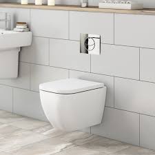 Mode Ellis Short Projection Wall Hung Toilet With Soft Close Seat Wall Hung Toilet Wall Mounted Toilet Toilet