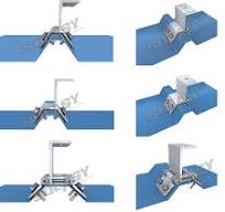 SOEASY Solar Mounting Clamp Trapezoidal Metal Roofs For Sale