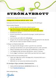 0320 21 70 00 fax: Stromavbrott 16 Feb 18