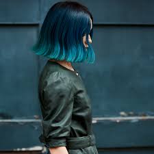 Blue Green Fade While You Can Utilize Any Of The New Color Chameleon Shades To Craft A Vibrant Color Melt Dark Blue Hair Creative Hair Color Vivid Hair Color