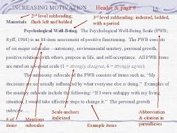 Five essential tips for apa style headings. Writing In Apa Style 6 Th Edition General