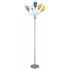 Home Design Medusa Silver Floor Lamp With Multicolor Acrylic Shades Silver Kids Floor Lamp Dorm Room Floor L Silver Floor Lamp Kids Floor Lamp Floor Lamp