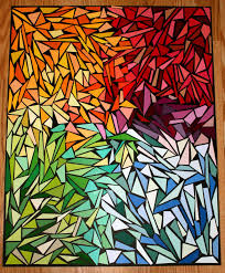 Art Made From Paint Samples Paint Swatch Art Paint Sample Art Mosaic Art