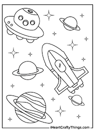 Keep your kids busy doing something fun and creative by printing out free coloring pages. Outer Space Coloring Pages Updated 2021