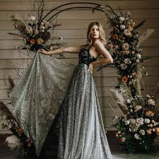 Shop the finest designer dresses at neiman marcus! 29 Stunning Silver Wedding Dresses For Bold Brides
