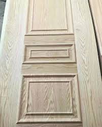 Black cover their skin with gray threads. Veneer Door Skin Born Wood
