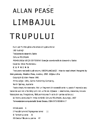 Scribd is the world's largest social reading and publishing site. Pdf Limbajul Trupului Mihaela Bant Academia Edu