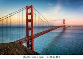 Free Virtual Backgrounds For Zoom Skype And More Shutterstock Golden Gate Bridge Sunset Views Background