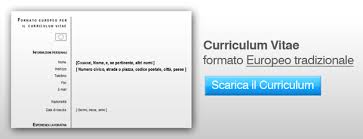 Offerte lavoro italia offerte lavoro svizzera curriculum vitae ecco. Curriculum Vitae Scaricare Il File Word Del Curriculum Vitae Europeo