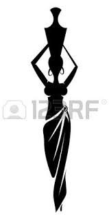 Black And White Painting African Tribal Art Black And White African Woman Vector African Art Paintings African Women Art African Drawings