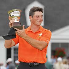 Norwegian youngster viktor hovland has taken the game of golf by storm managing to collect two pga tour victories in his first couple of years out on tour. Oklahoma State S Viktor Hovland Wins Masters Low Amateur Honor Cowboys Ride For Free