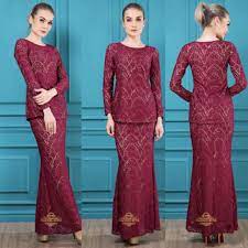 Baju merah putih joy studio design gallery best design sumber : Baju Kurung Moden Lace Maroon Off 54 Www Usushimd Com