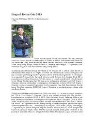 Membuat teks biografi sejatinya cukup mudah, tentu asal anda. Contoh Biografi Kakak Goresan