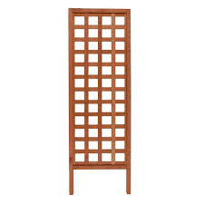 Outdoor Essentials 72 In Wood Square Lattice Trellis 309168 The Home Depot Lattice Trellis Wooden Trellis Wood Garden Trellis