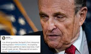 Giuliani associates was established in 1959 by joseph c. Rudy Giuliani Had Mascara Dripping Down Cheeks At Press Conference Daily Mail Online