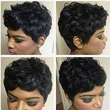 1.27 short curly bob with highlights. Amazon Com 1b Human Hair Short Weave Brazilian Virgin Hair Extensions Pixie Cut Wig 27 Pieces Short Hair Weave With Free Part Closure Beauty