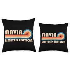 Amazon.com: Customized Last Name Gifts Matching Family Team Navia Surname  Retro Vintage 80s 90s Birthday Reunion Throw Pillow, 16x16, Multicolor :  Home & Kitchen