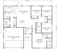 This 2 bedroom house plans 1500 square feet includes living, sleeping and dining spaces. 1500 Square Foot Floor Plans Axsoris Com House Plans One Story Basement House Plans Barndominium Floor Plans