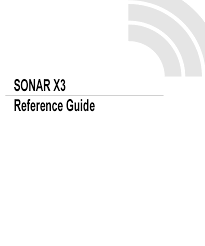 This documentation covers sonar x3 base version, sonar x3. Cakewalk Sonar X3 Reference Manual Pdf Download Manualslib