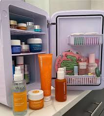 The Cooluli Concord 20l Mini Fridge Can Fit Right On The Bathroom Counter Fill It With Your Skincare Routin In 2020 Mini Fridge Skin Care Essentials Make Up Organiser