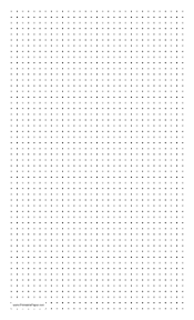 This printable dot paper features patterns of dots at various intervals. Dot Paper
