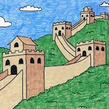 Art Projects For Kids - How To Draw The Great Wall Of China, Coming Soon  For The Chinese New Year. Question, What Else Would You Like To See In An  Ebook? A