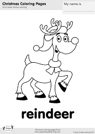 Reindeer coloring pages are a fantastic way to celebrate the magic of christmas. Reindeer Coloring Page Super Simple