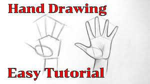 Here the fingers are drawn that a v shaped amazing victory sign in it. How To Draw Hand Hands Easy For Beginners Hand Drawing Easy Step By Step Tutorial With Pencil Youtube