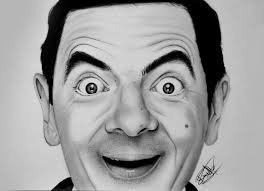 Mr Bean Portrait Drawing