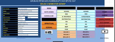 Aplikasi raport k13 kelas 4 semester 2 format excel. Unduh Aplikasi Raport K13 Sd Revisi 2017 Kelas 5 Semester 2 Datadikdasmen Com