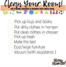 That means cleaning the house in the same order every time: Clean Your Room Kid Friendly Simple Bedroom Clean Up Checklist Real Mom Ish