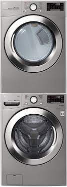 Maybe you would like to learn more about one of these? Lg Lgwadrev37004 Stacked Washer Dryer Set With Front Load Washer And Electric Dryer In Graphite Steel