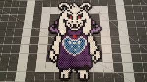 Goat uses a lot of aspects from the tutorial song, even having alfie sing the lyrics, it also includes sections from satin panties , eggnog , pico , and. Undertale Asriel Dreemurr Perler Bead Custom Sprite Perler Beads Perler Beads Designs Perler