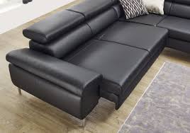 Preise vergleichen und bequem online bestellen! W Schillig Eckgarnitur 20970 Azzuro Leder Schwarz Ca 280x224cm