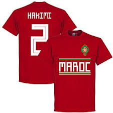 40 (5) 1 angegeben sind nur ligaspiele. Marokko Hakimi Team T Shirt Rot