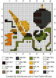 Altaroth Cross Stitch Pattern Cross Stitch Monster Hunter Pixel Art