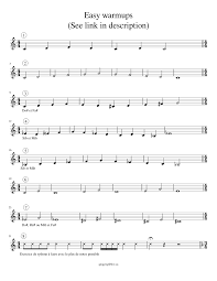 These usually consist of the piano accompaniment. Easy Songs And Exercises For Beginner Trumpet Sheet Music For Trumpet In B Flat Solo Musescore Com
